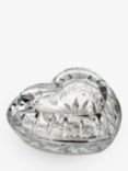 Waterford Crystal Giftology Cut Glass Heart Box