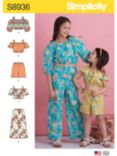 Simplicity Children's Top and Trousers Sewing Pattern, 8936