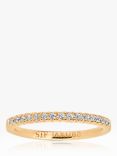 Sif Jakobs Jewellery Ellera Cubic Zirconia Band Ring, Gold