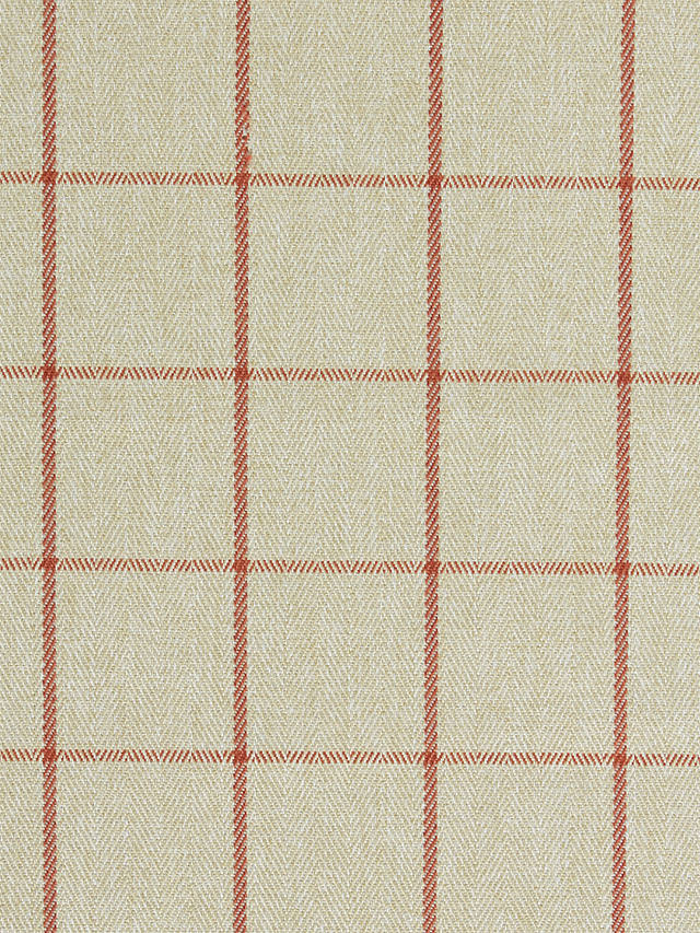 John Lewis Classic Check Furnishing Fabric, Auburn