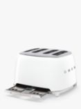 Smeg TSF03 4-Slice Toaster, White