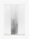 John Lewis Elstra 150cm Mirrored 3 Hinged Doors Wardrobe