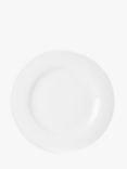 John Lewis ANYDAY Dine Rim Side Plates, Set of 4, 22cm, White