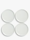 John Lewis ANYDAY Dine Coupe Dinner Plates, Set of 4, 28cm, White