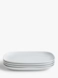 John Lewis ANYDAY Dine Square Dinner Plates, Set of 4, 26cm, White