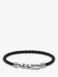 THOMAS SABO Men's Rebel Woven Leather Bracelet