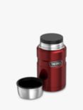 Thermos King Stainless Steel Food Flask, 710ml, Red