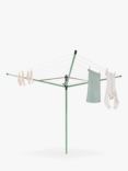 Brabantia Lift-O-Matic Rotary Clothes Outdoor Airer Washing Line with Ground Spike, 50m