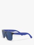 Ray-Ban Junior RJ9069S Square Frame Sunglasses, Blue