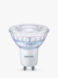 Philips 4W GU10 LED Dimmable Spotlight Bulb, Warm White, Pack of 3