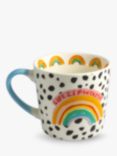 Eleanor Bowmer Life Is Fantastic Rainbow Mug, 300ml, Multi