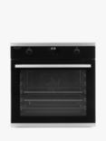 John Lewis JLBIOS641 Built In Electric Single Oven, Black