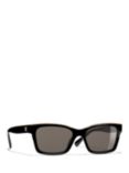 CHANEL Square Sunglasses CH5417 Black/Beige