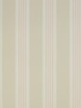 Colefax and Fowler Tealby Stripe Wallpaper, Cream / Pink 07991/08