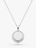 Kit Heath Personalised Spinning Round Pendant Necklace