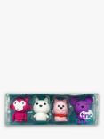 Tinc Pink Animal Erasers, Pack of 4