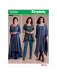 Simplicity Boho Dress Tunic Patterns, 8960