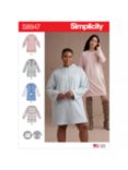 Simplicity Women's Sweatshirt Mini Dress Sewing Pattern, 8947