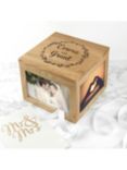 Treat Republic Personalised Oak Photo Keepsake Box