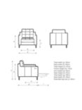 John Lewis Draper Motion Leather Armchair with Footrest Mechanism, Metal Leg