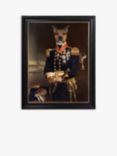 Bernard The Dog - Framed Canvas, 41 x 36.5cm, Multi