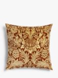 Morris & Co. Sunflower Cushion, Vellum / Saffron