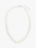 Lido Pearls Graduating Freshwater Pearl Necklace, White