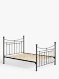Wrought Iron And Brass Bed Co. Lily Iron Non Sprung Slatted Platform Top Bed Frame, Super King Size