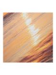 John Lewis Mike Shepherd 'Ebb & Flow' Embellished Framed Print & Mount, 55 x 110cm, Orange/Multi