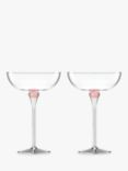 kate spade new york Rosy Glow Coupe Glasses, 118ml, Set of 2