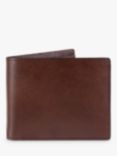 John Lewis Vegetable Tanned Leather Bifold Wallet, Brown