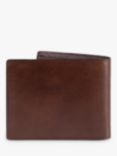 John Lewis Vegetable Tanned Leather Bifold Wallet, Brown