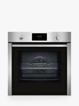 Neff N30 Slide and Hide B3CCC0AN0B Built In Electric Single Oven, Stainless Steel