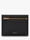 Mulberry Small Classic Grain Leather Zipped Credit Card Slip, Black