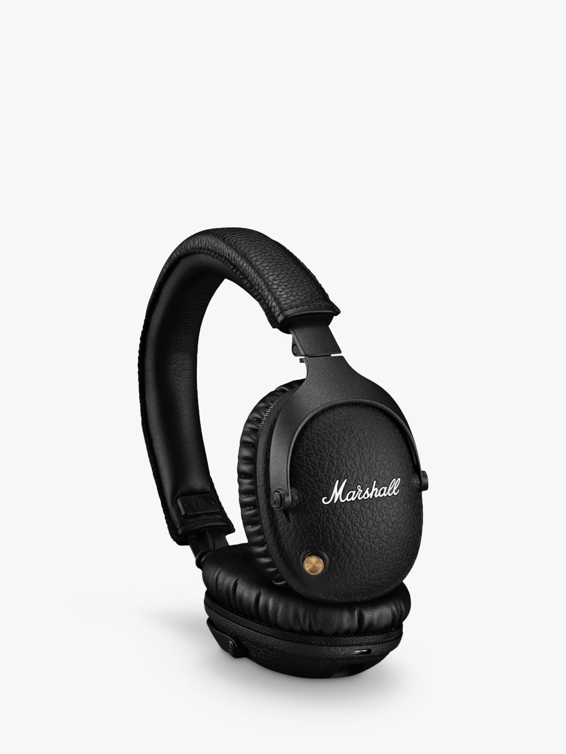 Marshall Monitor II ANC Noise Cancelling Bluetooth Over-Ear with Mic/Remote, Black