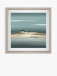 Art Marketing Ulyana Hammond 'Azure' Framed Print & Mount, 38 x 38cm, Blue