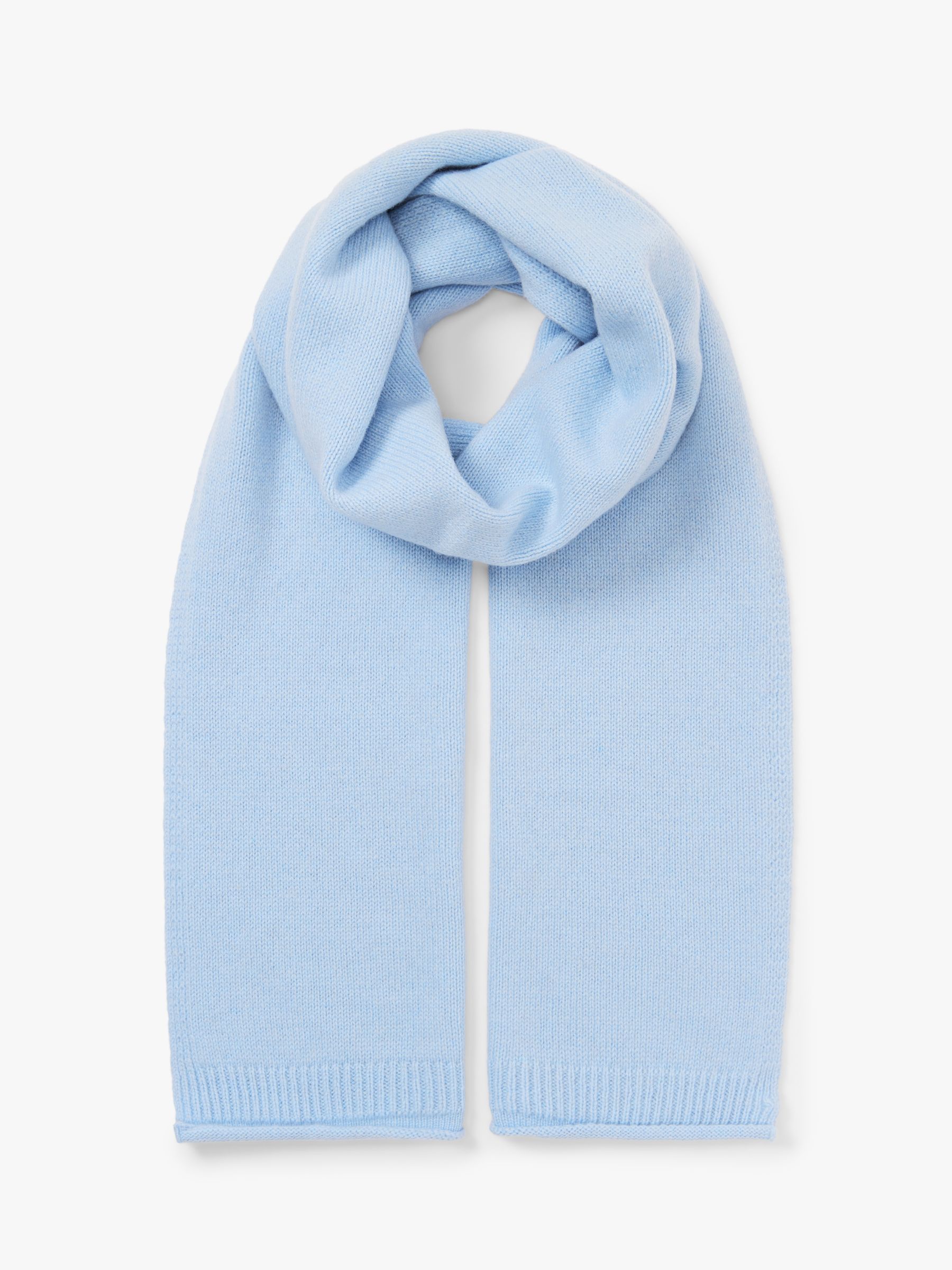 blue cashmere scarf