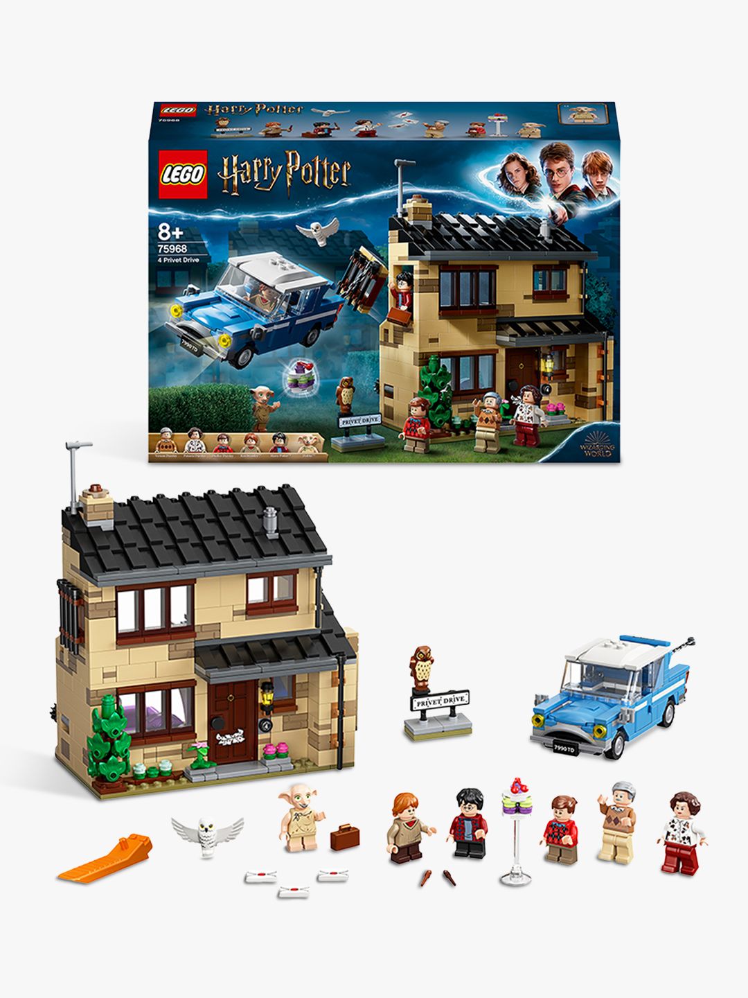 LEGO Harry Potter 4 Privet Drive 75968 House and Ford Anglia