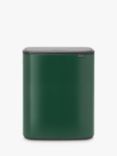 Brabantia Bo Touch Bin, 60L, Pine Green