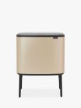 Brabantia Bo Touch Bin, 36L, Metallic Gold