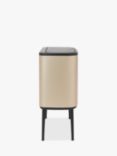 Brabantia Bo Touch Bin, 36L, Metallic Gold