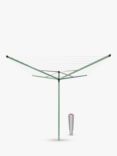 Brabantia Topspinner Rotary Clothes Outdoor Airer Washing Line with Ground Spike, 50m