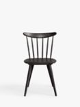 John Lewis Spindle Dining Chair, Set of 2, FSC-Certified (Beech Wood), Black