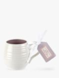 Sophie Conran for Portmeirion Honeypot Mug, 310ml, Mulberry/White