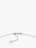 Monica Vinader Short Fine Chain Necklace, Silver