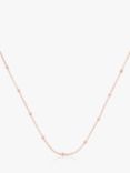 Monica Vinader Fine Beaded Chain Necklace