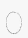 Monica Vinader Alta Capture Charm Necklace, Silver