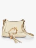 See By Chloé Joan Leather Suede Mini Satchel Bag, Cement Beige