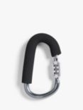 John Lewis ANYDAY Universal Karabiner-Style Pushchair Clip with Combination Lock
