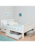 Stompa Classic Children's Bed Frame with Drawers, Small Double, White